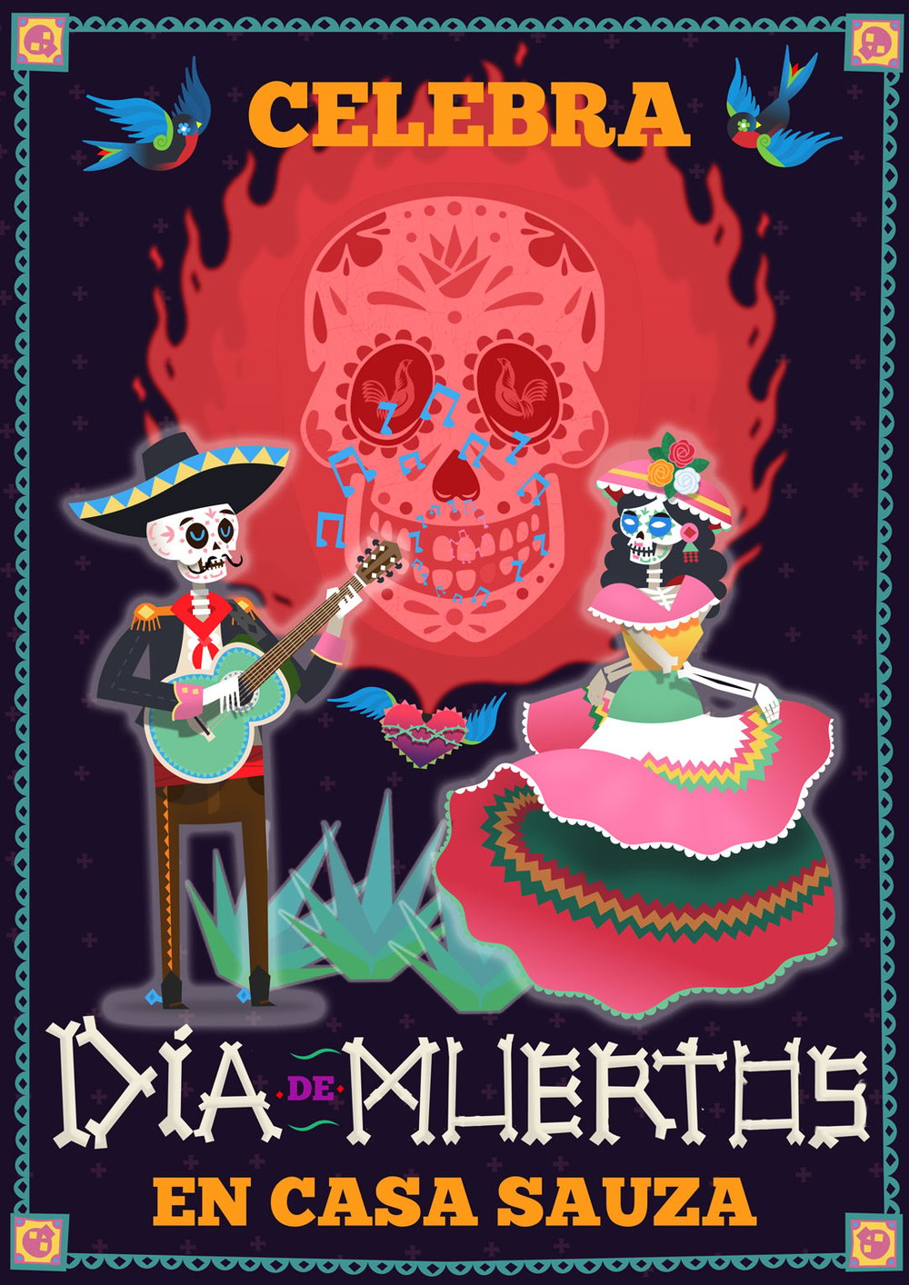 Day of the death at Mexico