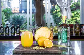 coctel hornitos naranja y piña