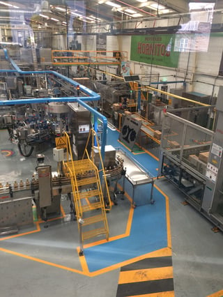 automatic bottling at Casa Sauza