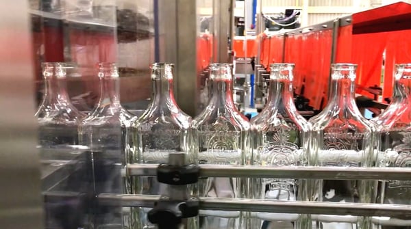 bottling of tequila at casa sauza