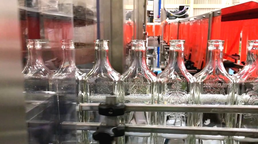 bottling of tequila at casa sauza