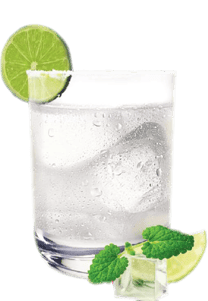 Cóctel escarcha de limón con Hornitos Reposado Casa Sauza