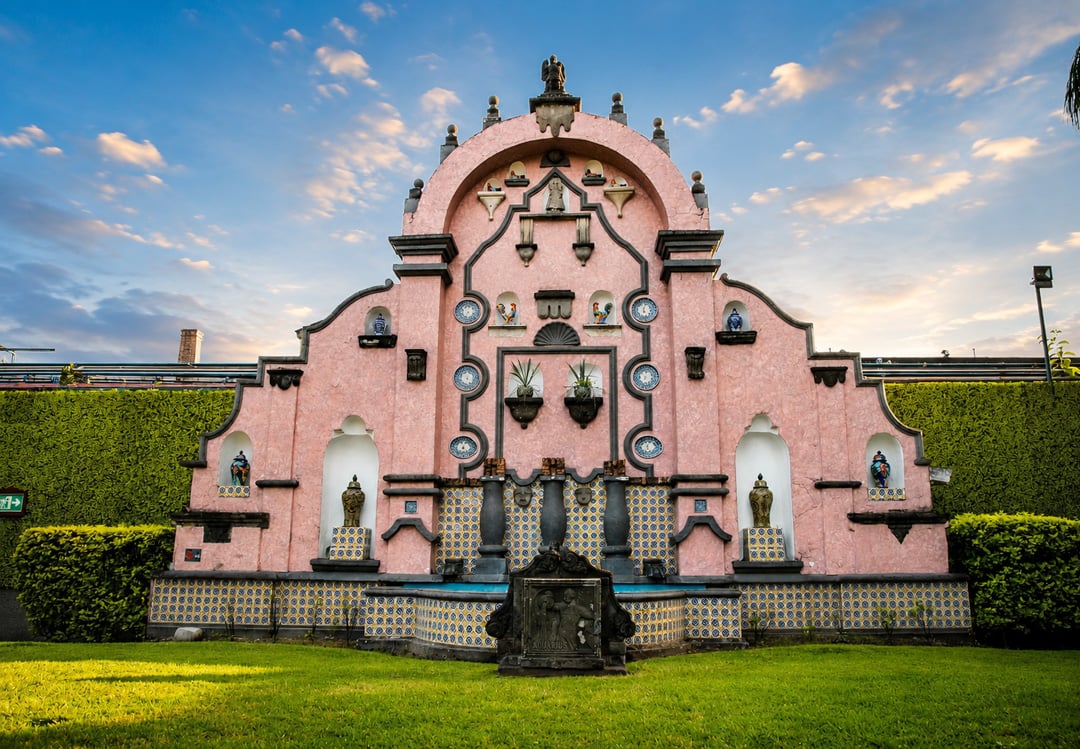 Jardín de la Quinta Sauza en tour de Tequila Jalisco