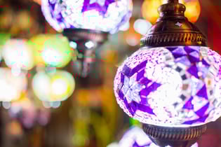 Beautiful colorful lanterns on hacienda wedding Beautiful colorful lanterns on hacienda wedding