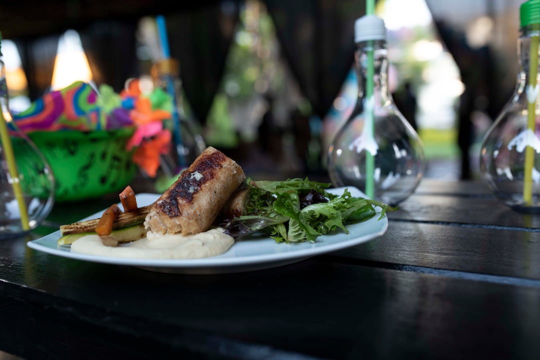 Plato para fiesta de XV años