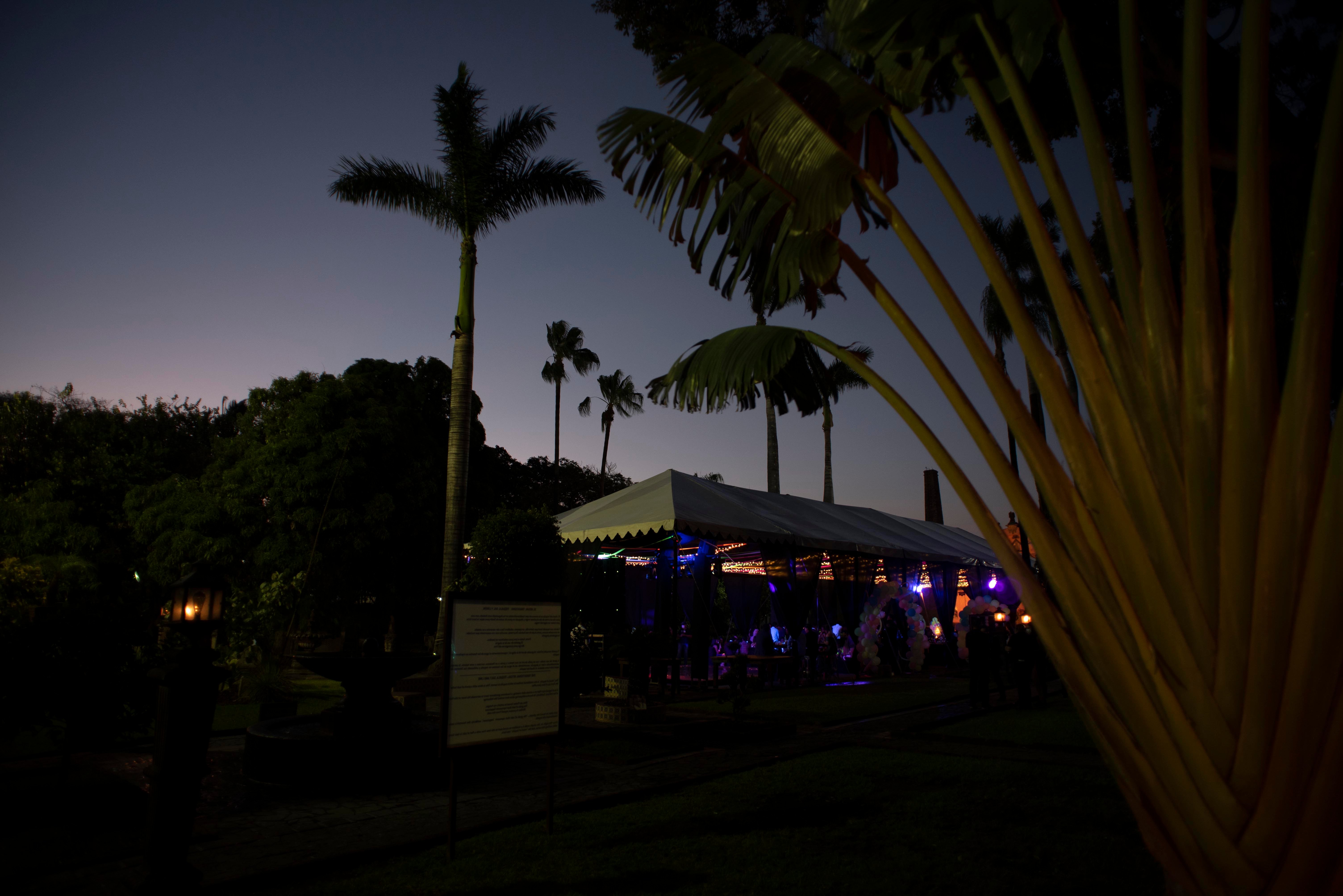 Celebración XV años en la noche
