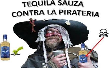 industria del tequila contra la piratería