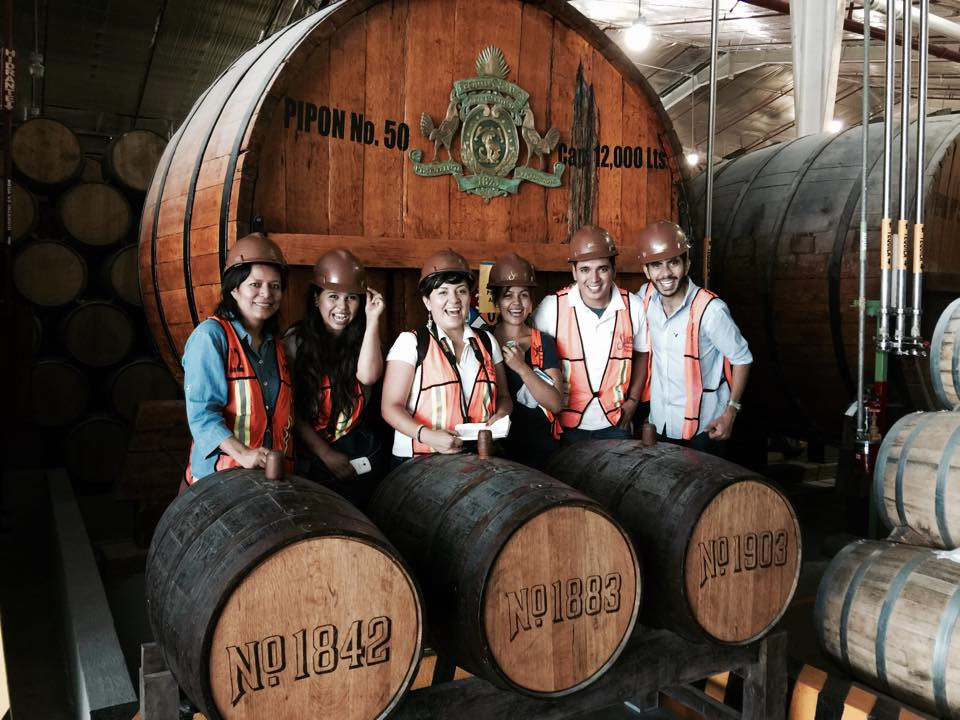 Tequila aging cellar Casa Sauza