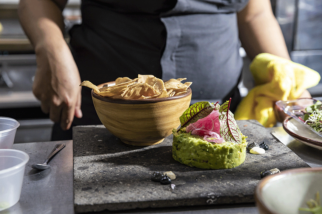 emplatado-platillo-totopos-con-guacamole